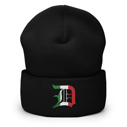 Detroit 'Old English D' Cuffed Beanie (Italian Edition)