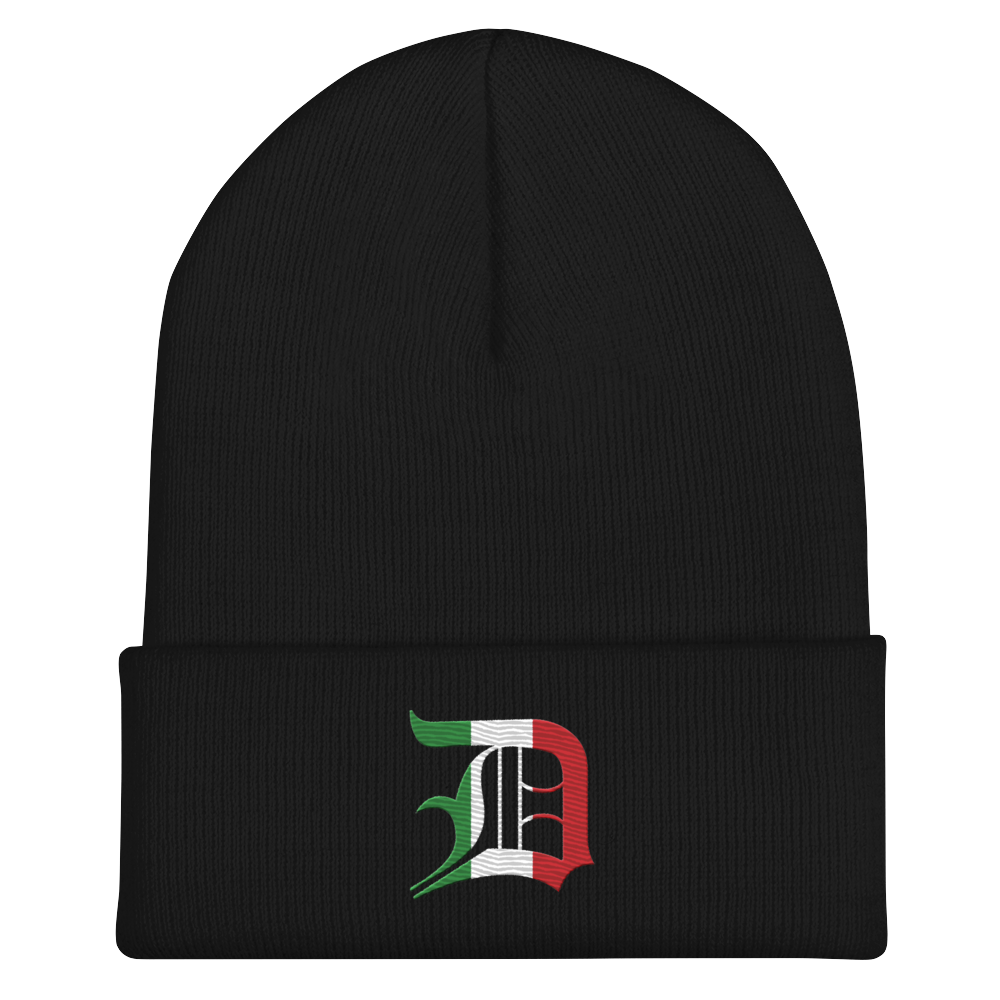 Detroit 'Old English D' Cuffed Beanie (Italian Edition)