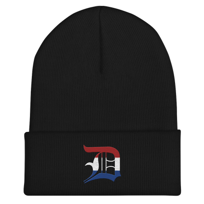 Detroit 'Old English D' Cuffed Beanie (Dutch Edition)