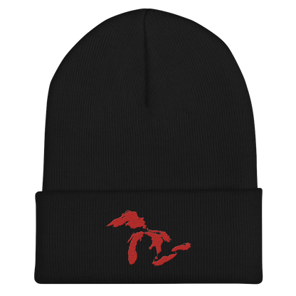 Great Lakes Cuffed Beanie (Aliform Red)