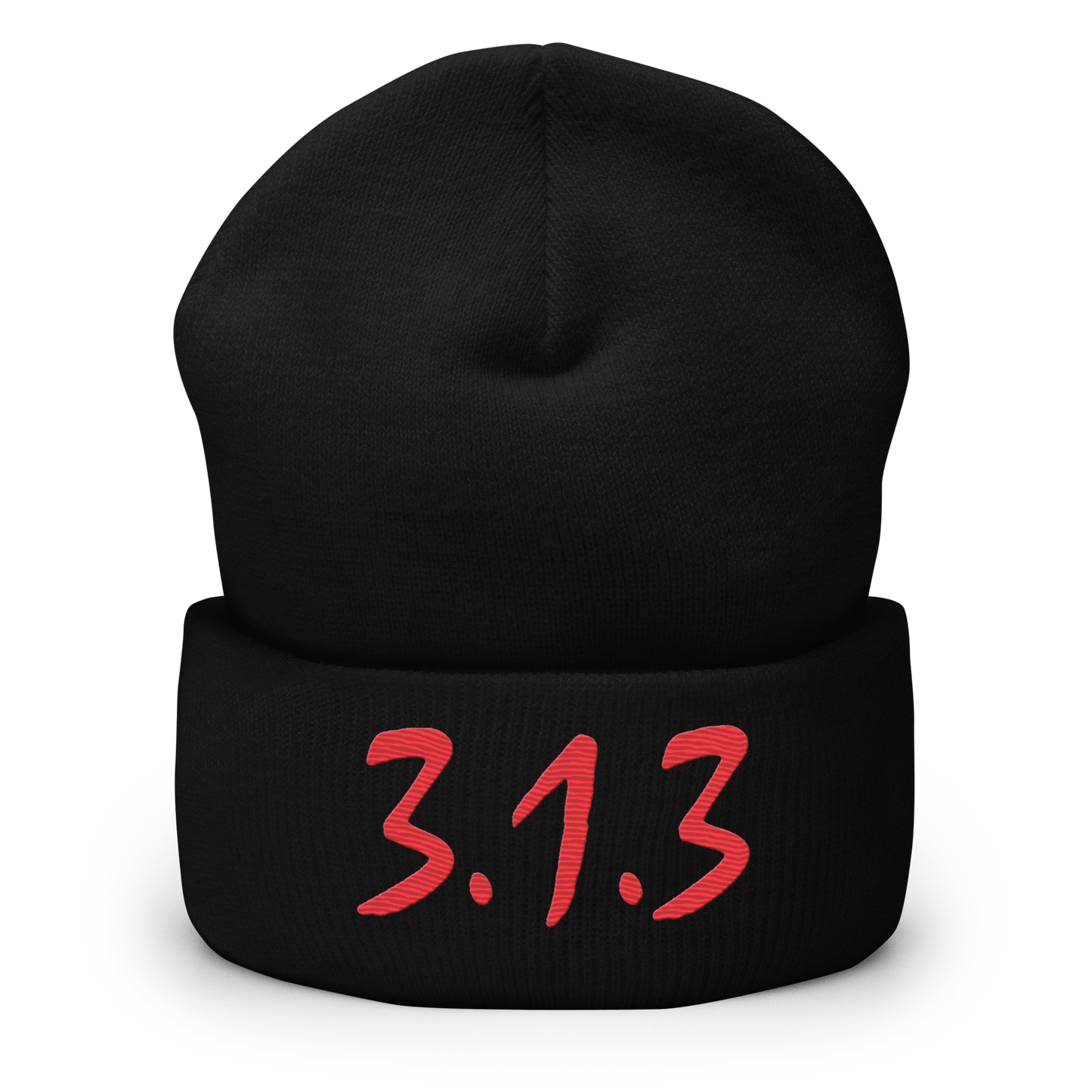 Detroit '313' Cuffed Beanie (Compton Font)