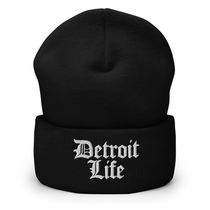 'Detroit Life' Cuffed Beanie