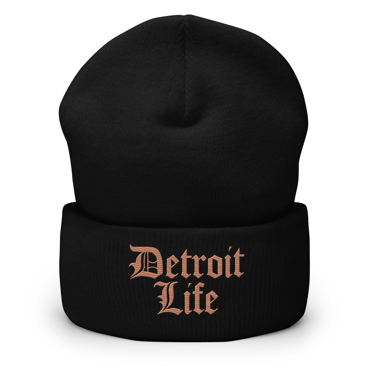 'Detroit Life' Cuffed Beanie | Copper