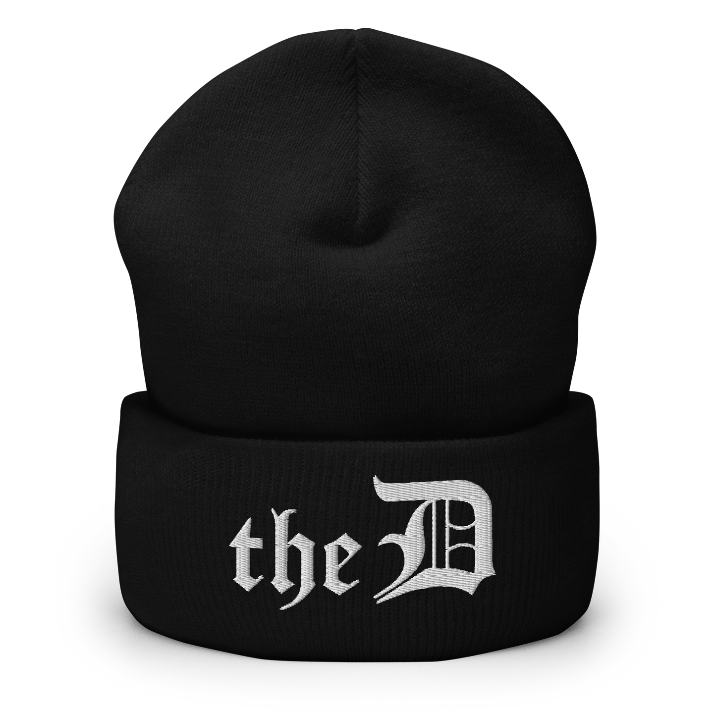 Detroit 'The D' Cuffed Beanie