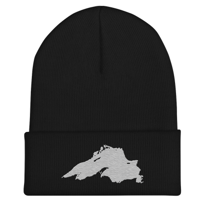 Lake Superior Cuffed Beanie | Platinum