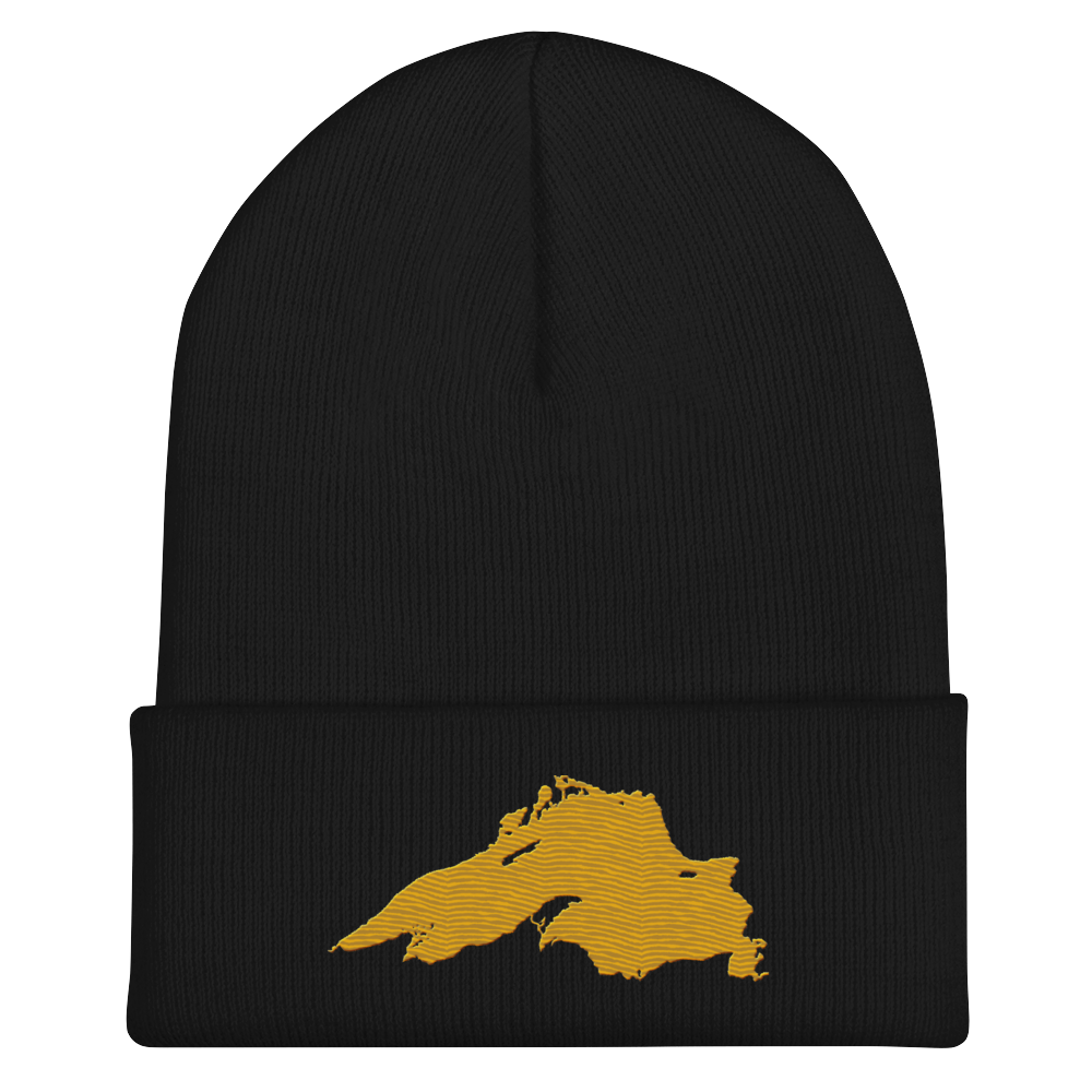 Lake Superior Cuffed Beanie | Gold