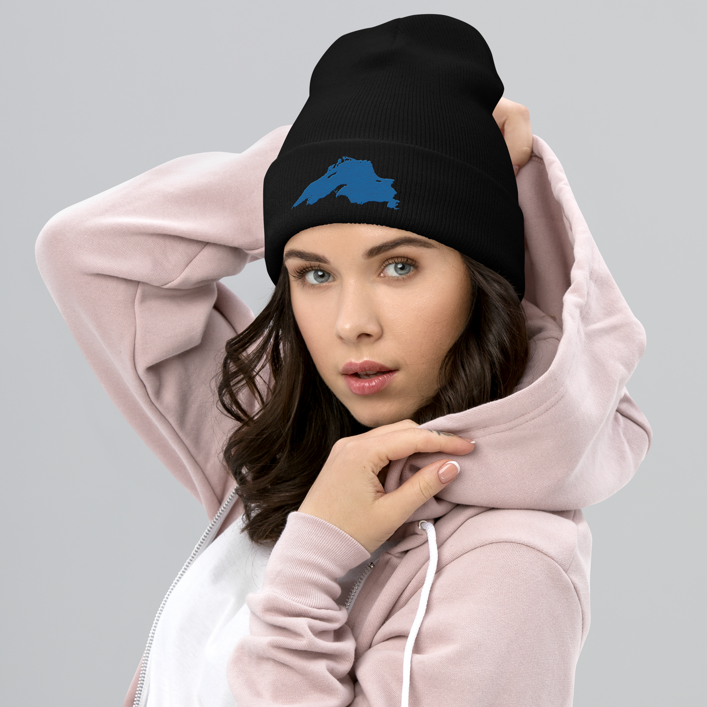 Lake Superior Cuffed Beanie | Azure