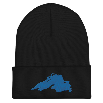 Lake Superior Cuffed Beanie | Azure