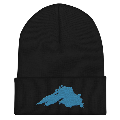 Lake Superior Cuffed Beanie | Traverse Blue