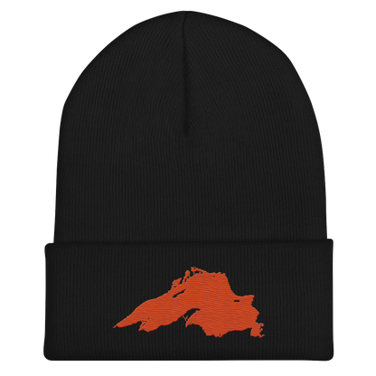 Lake Superior Cuffed Beanie | Maple Leaf Orange