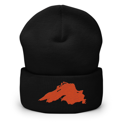 Lake Superior Cuffed Beanie | Maple Leaf Orange