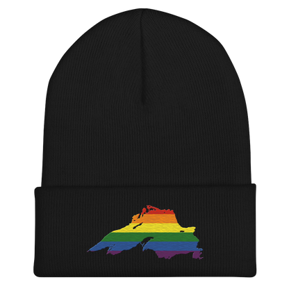 Lake Superior Cuffed Beanie | Rainbow Pride Edition