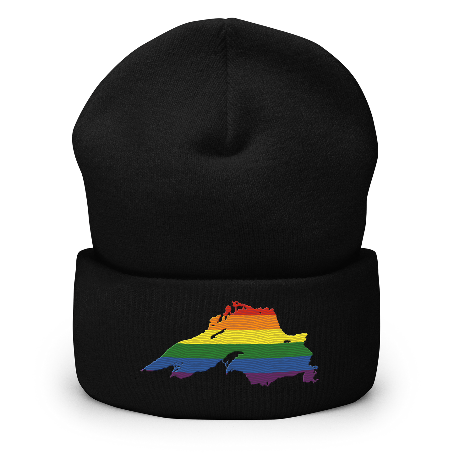 Lake Superior Cuffed Beanie | Rainbow Pride Edition