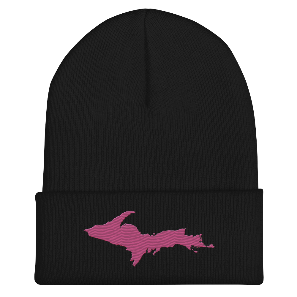 Upper Peninsula Cuffed Beanie | Apple Blossom Pink