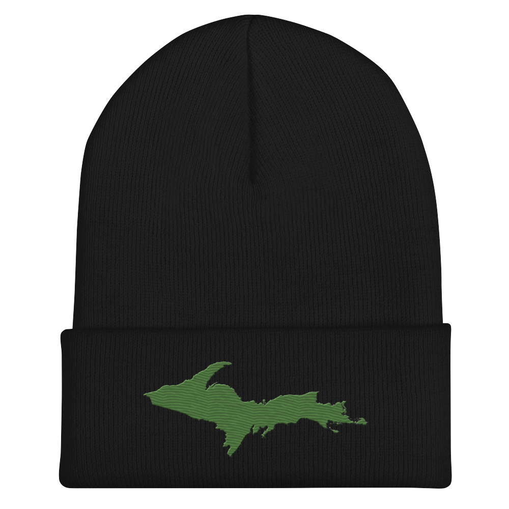 Upper Peninsula Cuffed Beanie | Pine Green