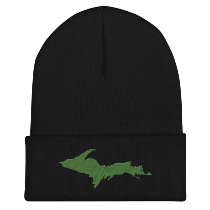 Upper Peninsula Cuffed Beanie | Pine Green