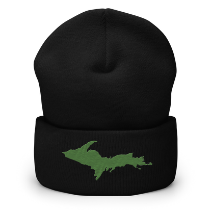 Upper Peninsula Cuffed Beanie | Pine Green