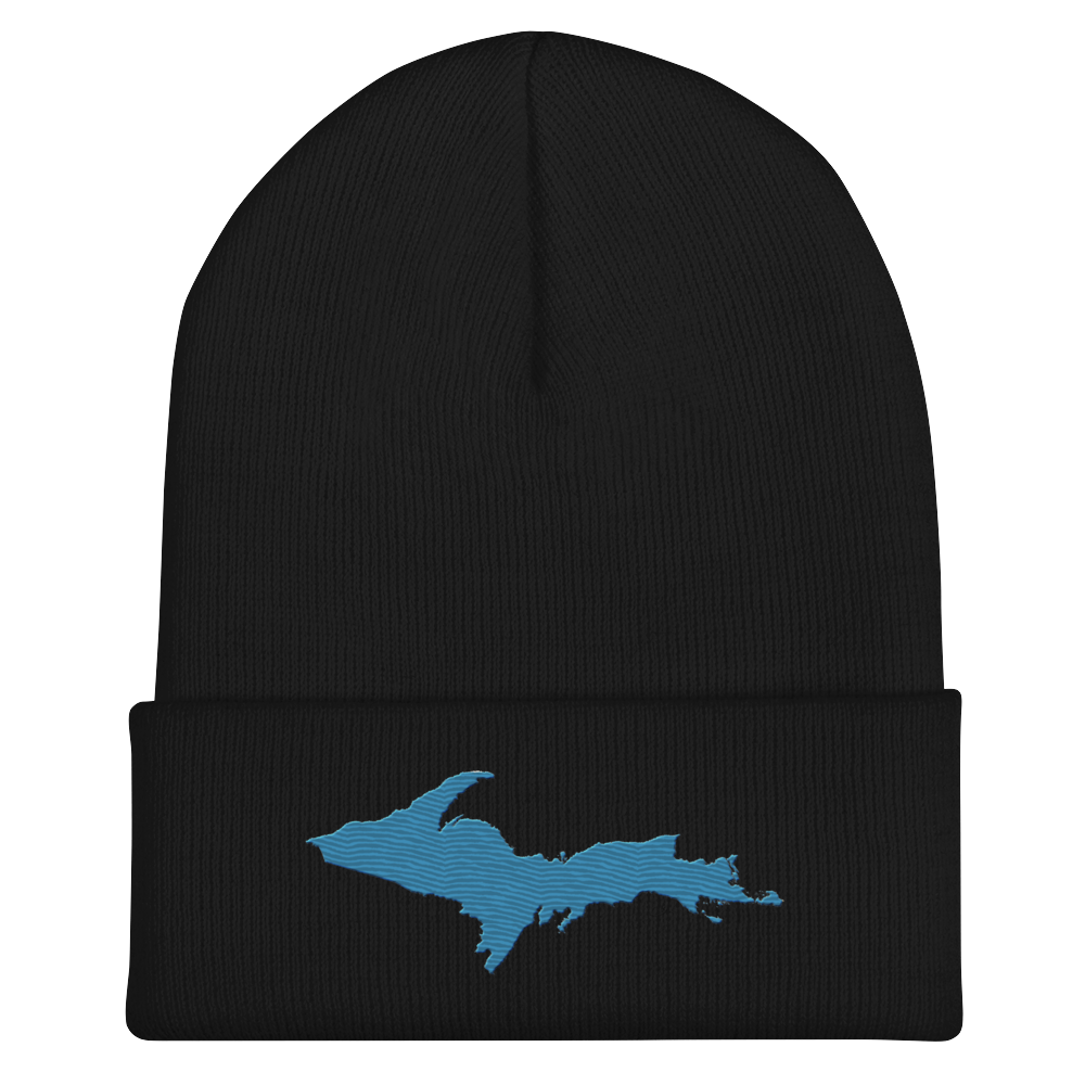 Upper Peninsula Cuffed Beanie | Traverse Blue