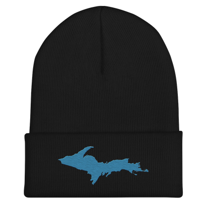 Upper Peninsula Cuffed Beanie | Traverse Blue