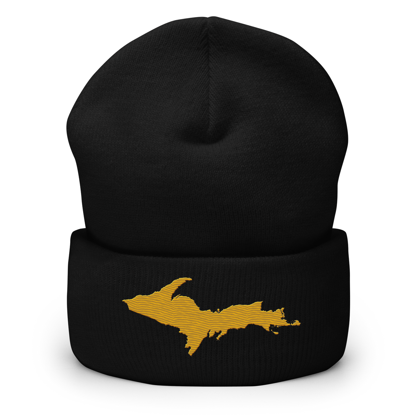 Upper Peninsula Cuffed Beanie | Gold