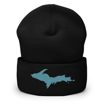 Upper Peninsula Cuffed Beanie | Huron Blue