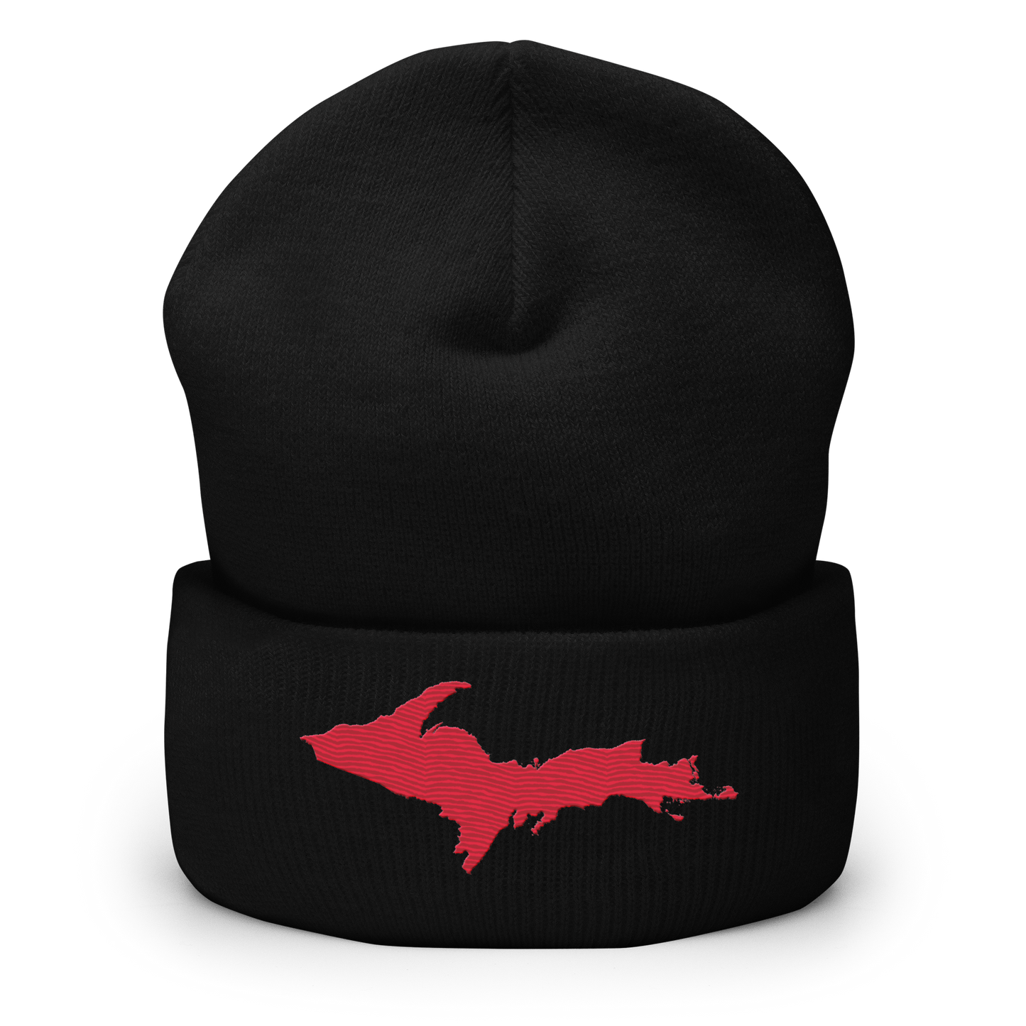 Upper Peninsula Cuffed Beanie | Lighthouse Red