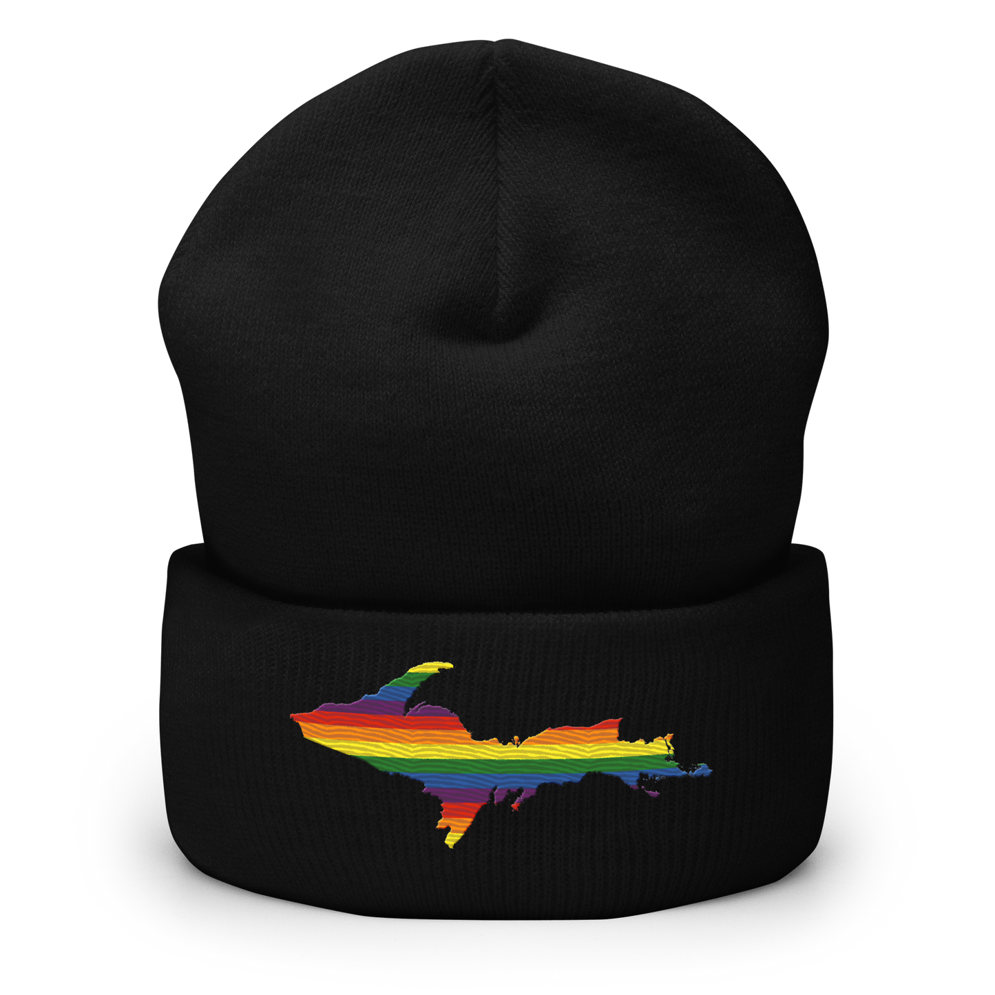 Upper Peninsula Cuffed Beanie | Rainbow Pride Edition