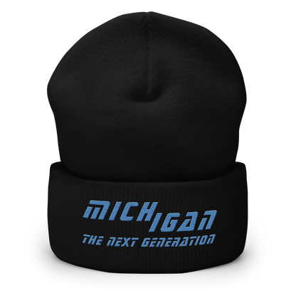 'Michigan' Cuffed Beanie | 80s Sci-Fi Parody