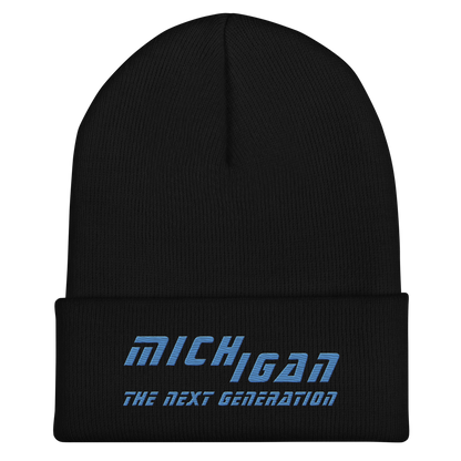 'Michigan' Cuffed Beanie | 80s Sci-Fi Parody