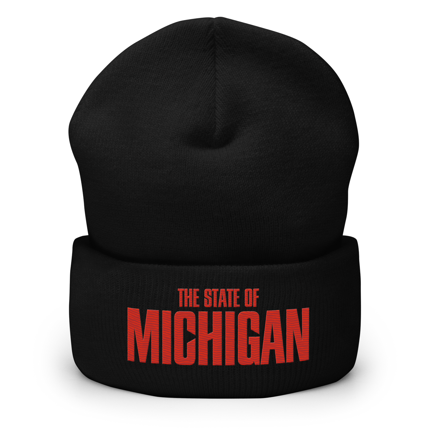 'Michigan' Cuffed Beanie | Flying Superhero Parody