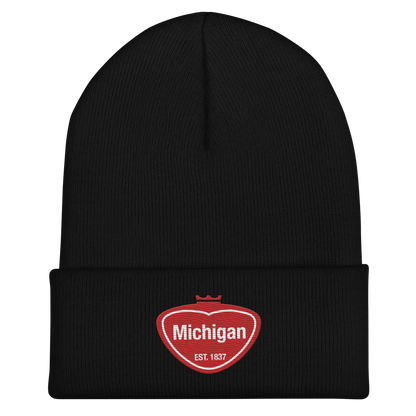 'Michigan' Cuffed Beanie | Local Sodapop Parody