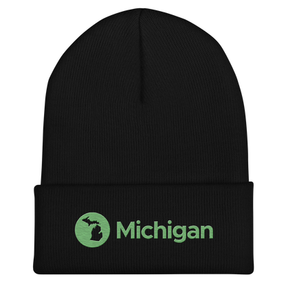 'Michigan' Cuffed Beanie | Music Streaming Parody