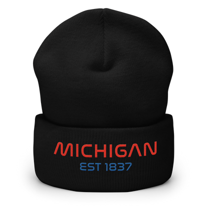 'Michigan' Cuffed Beanie | Space Agency Parody