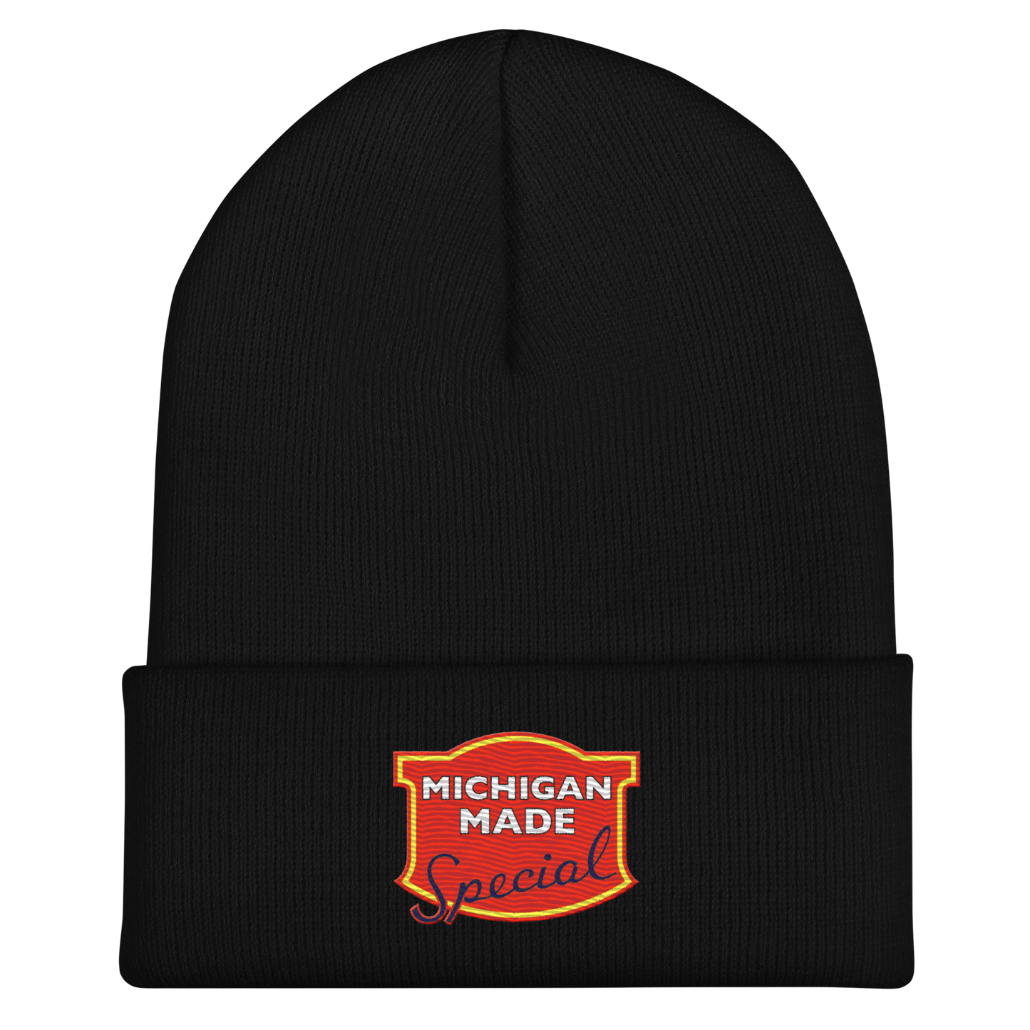 'Michigan Made' Cuffed Beanie | Potato Chip Parody