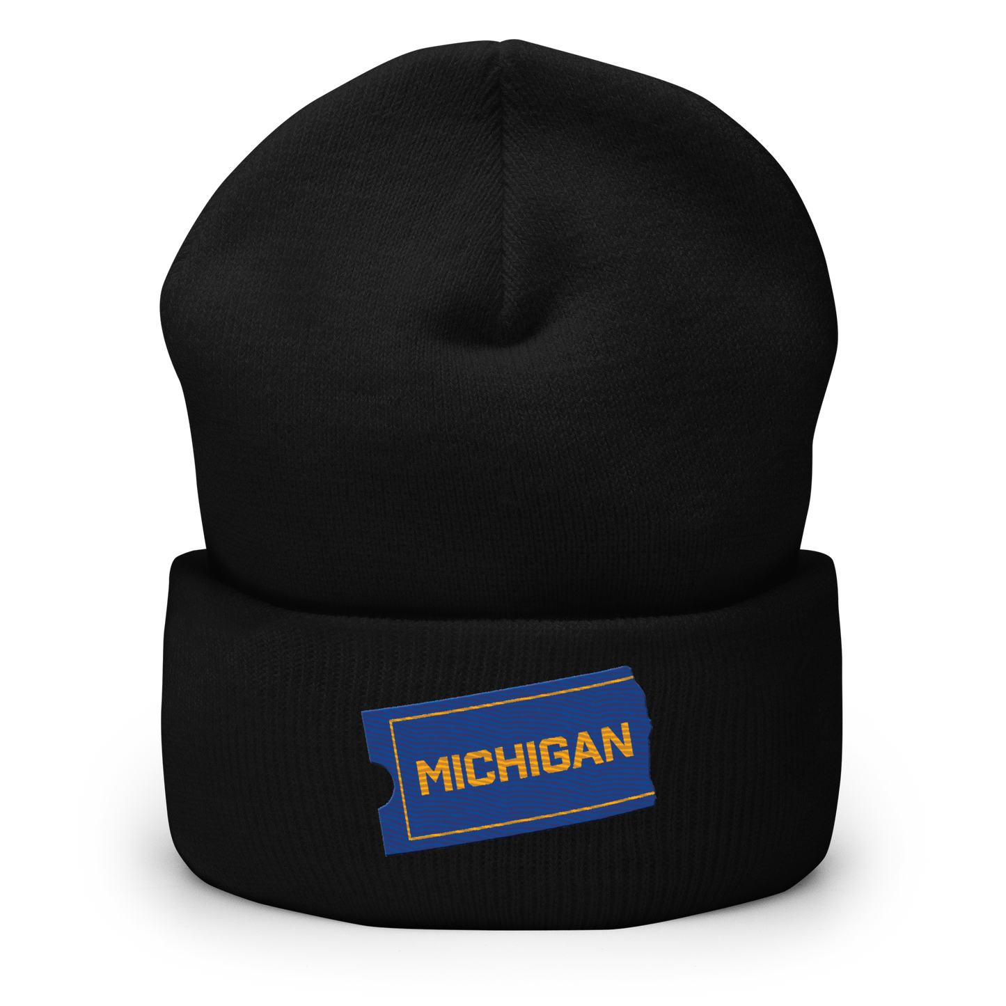 'Michigan' Cuffed Beanie | Video Rental Parody