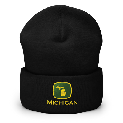 'Michigan' Cuffed Beanie | Tractor Parody