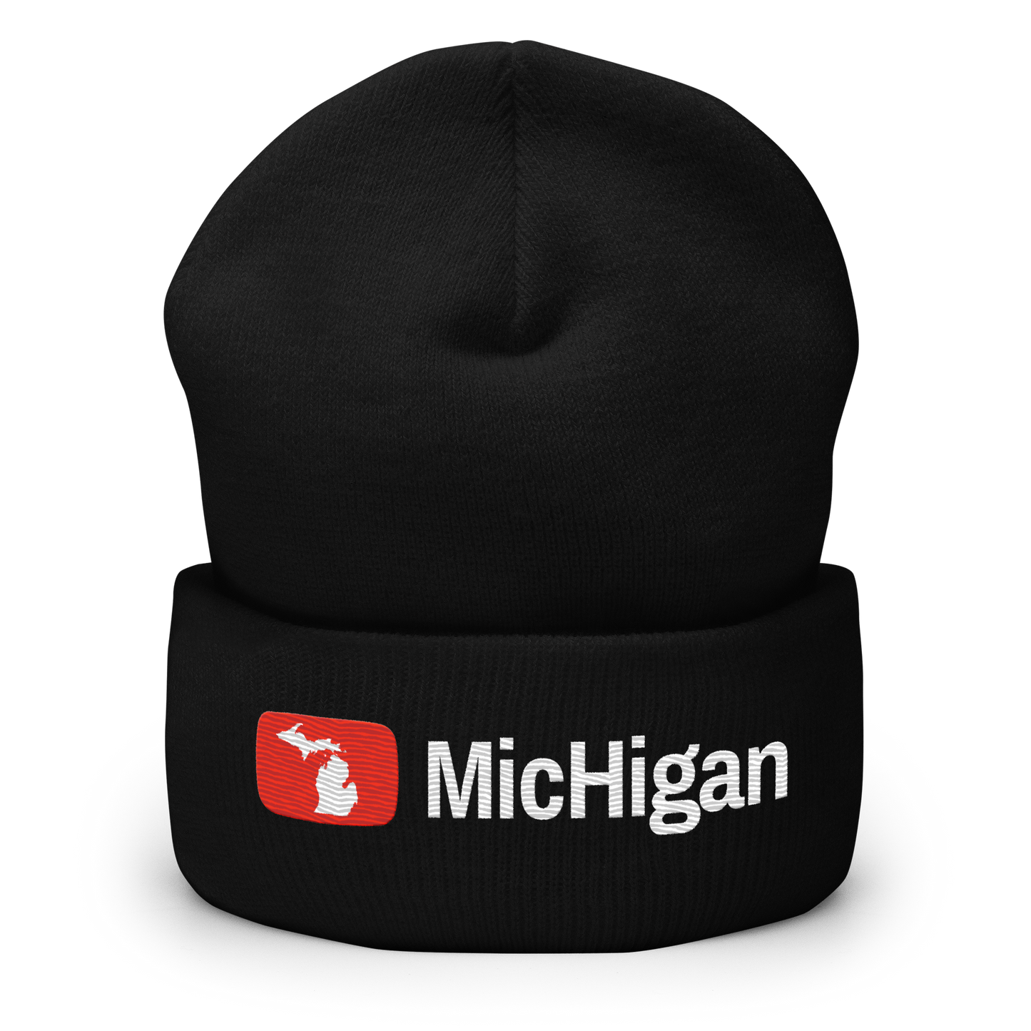 'Michigan' Cuffed Beanie | Video Sharing Parody