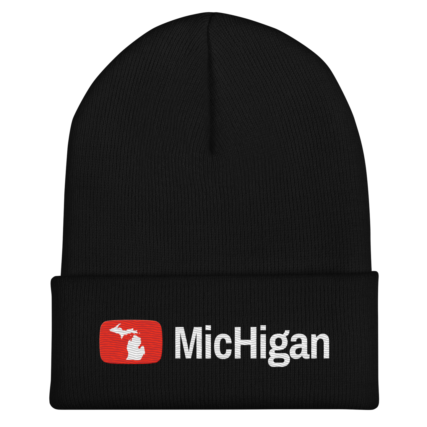 'Michigan' Cuffed Beanie | Video Sharing Parody