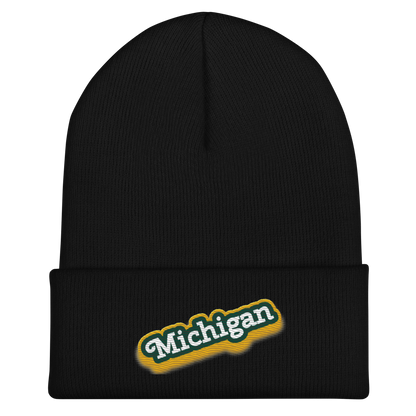 'Michigan' Cuffed Beanie | Ginger Pop Parody