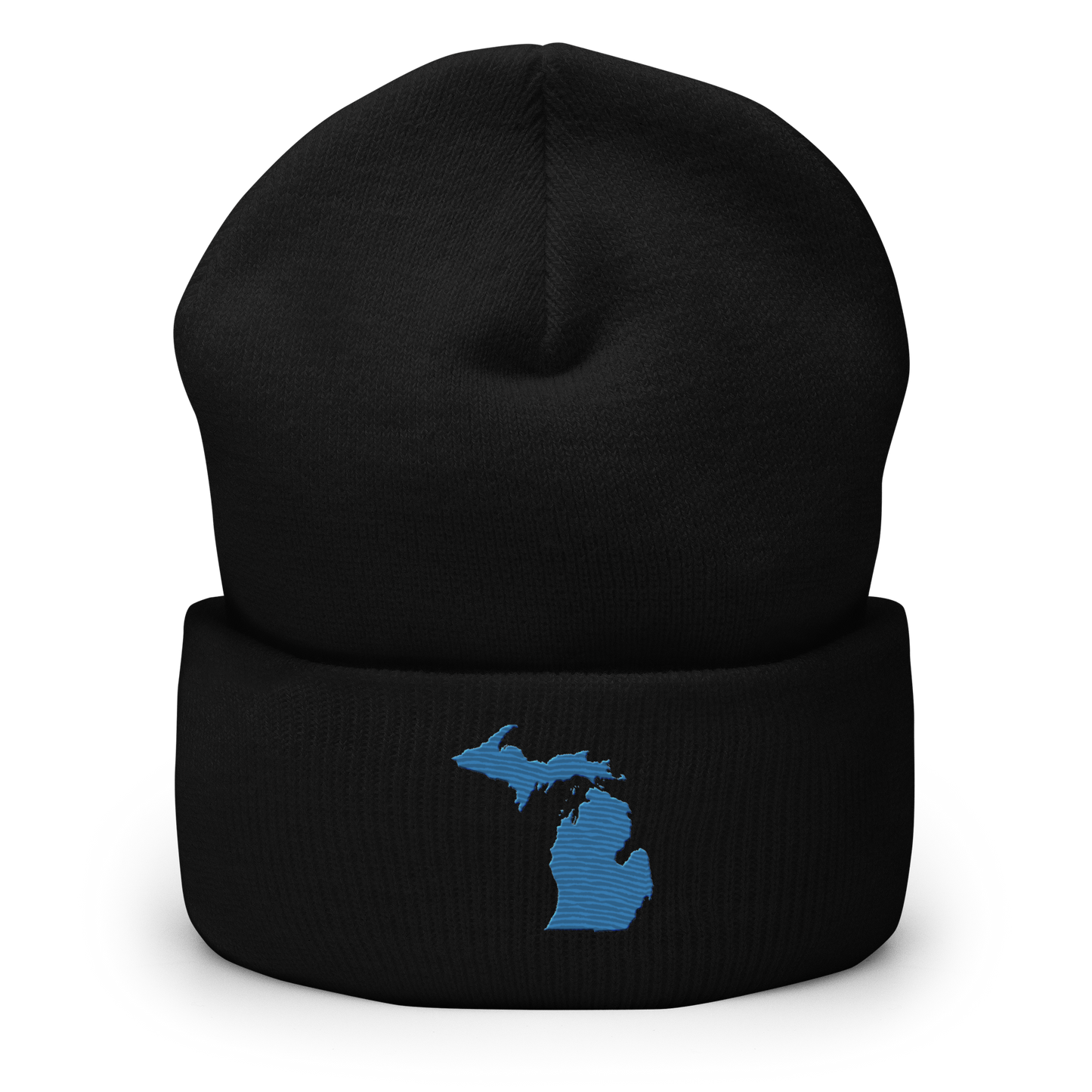 Michigan Cuffed Beanie | Superior Blue Outline