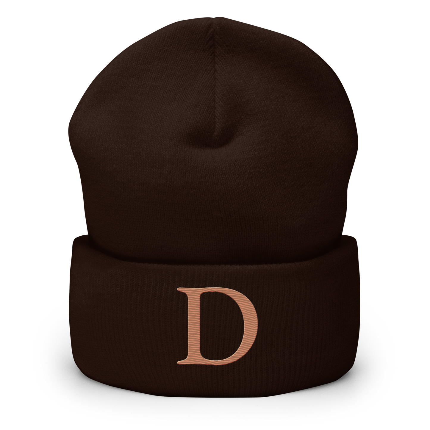 Detroit 'Old French D' Cuffed Beanie (Copper)