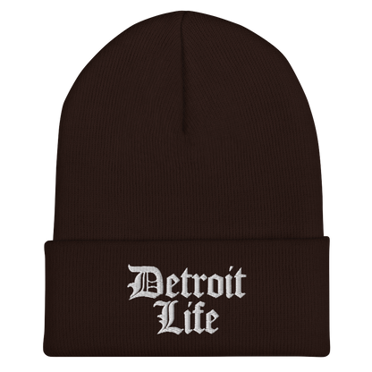 'Detroit Life' Cuffed Beanie