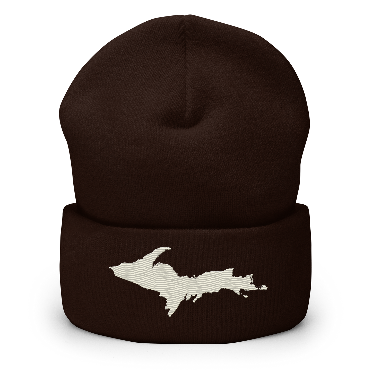 Upper Peninsula Cuffed Beanie | Ivory White