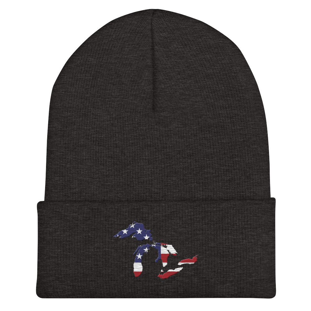 Great Lakes Cuffed Winter Beanie (Patriotic Edition)