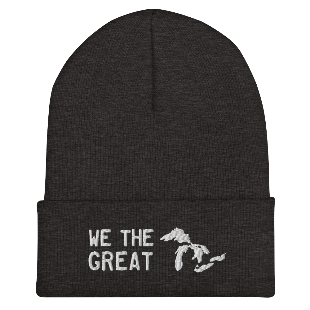 Great Lakes 'We the Great' Cuffed Beanie (White)