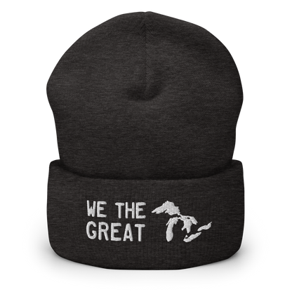 Great Lakes 'We the Great' Cuffed Beanie (White)