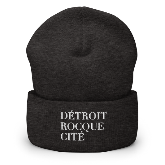 'Détroit Rocque Cité' Cuffed Beanie