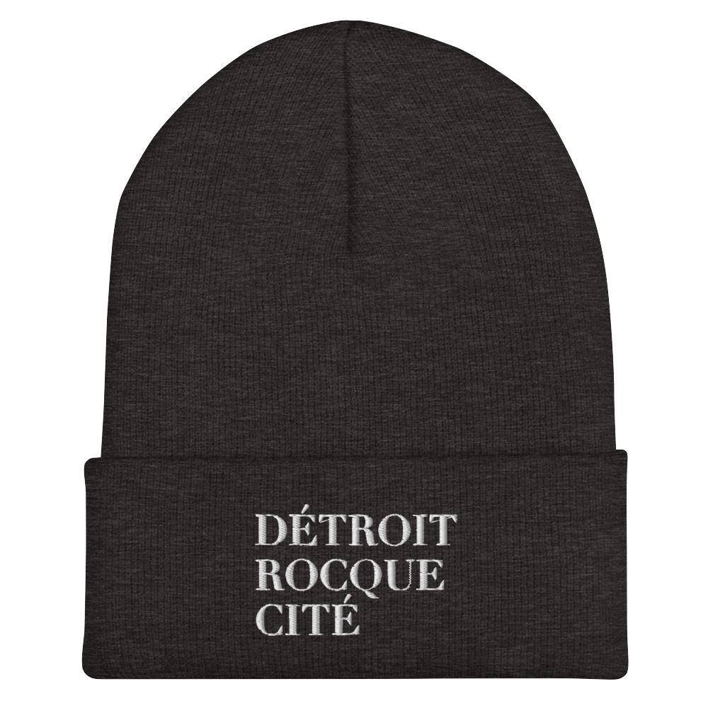 'Détroit Rocque Cité' Cuffed Beanie