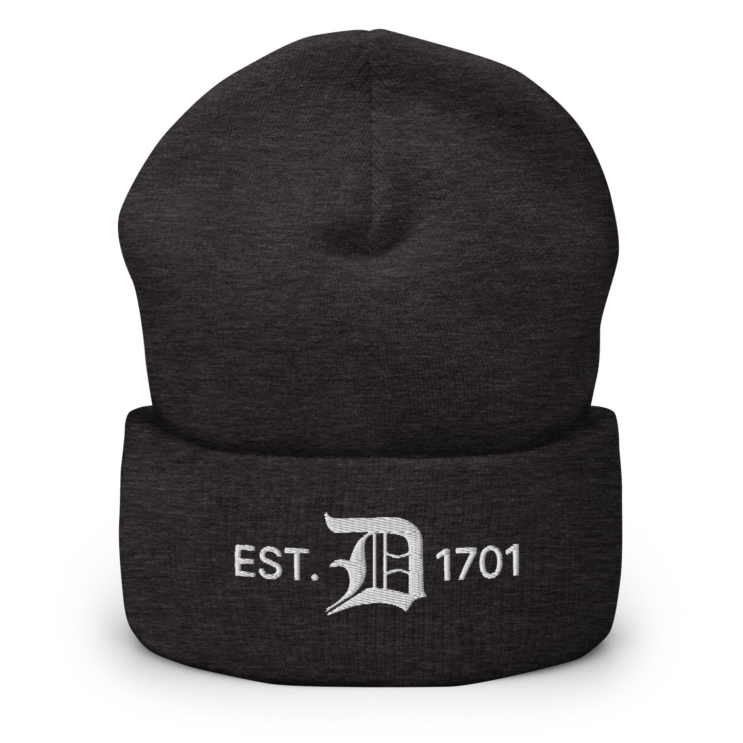 Detroit 'EST. 1701' Cuffed Beanie (w/ Old English 'D')