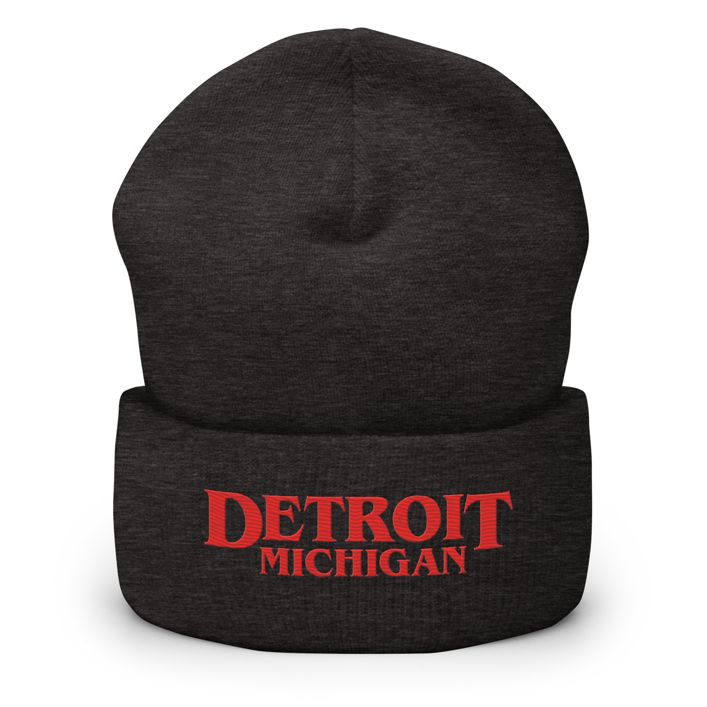 'Detroit Michigan' Cuffed Beanie (80s Teen Drama Parody)